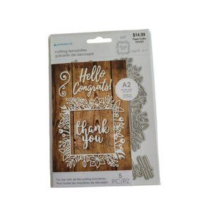 Momenta Universal Metal Dies Intricate Floral Frame Cutting Templates 36561 5pc
